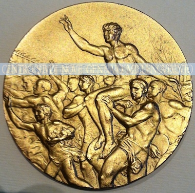 Medaglia dOro Olimpiadi 1948 retro-w