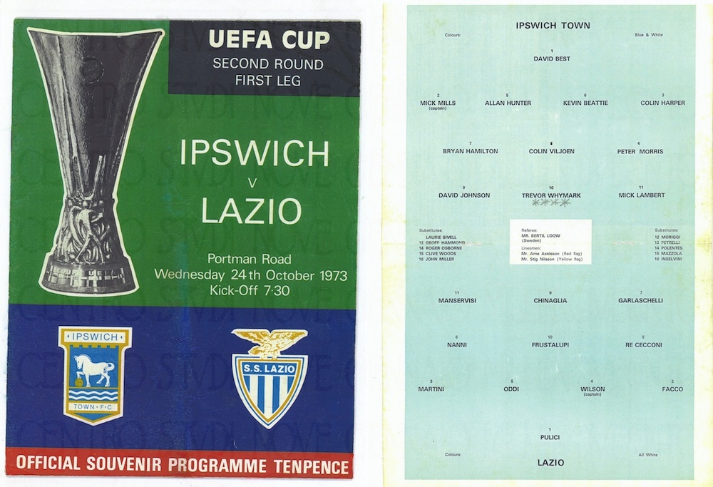 Quarant’anni fa: l’aereo per Ipswich