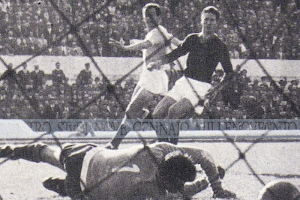 4 aprile 1956, Muccinelli decide il derby rinviato per neve