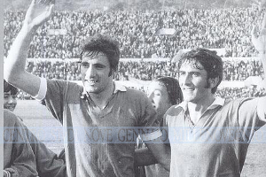 1970: Chinaglia e Ghio regalano lo scudetto a Riva