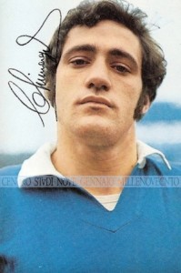 Chinaglia cartolina con autografo-w