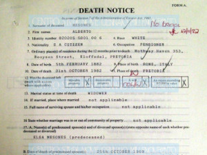 Certificato di morte di Alberto Mesones_rid